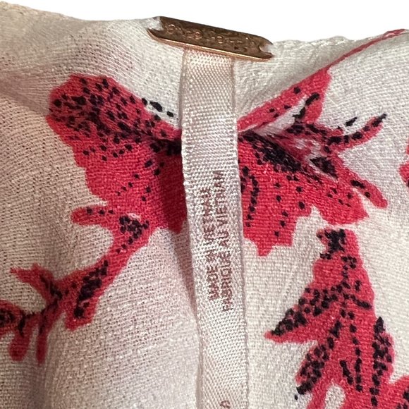 Free People Women's Wrap Dress Floral Ruffle Size Small Rayon Viscose - Picture 3 of 6